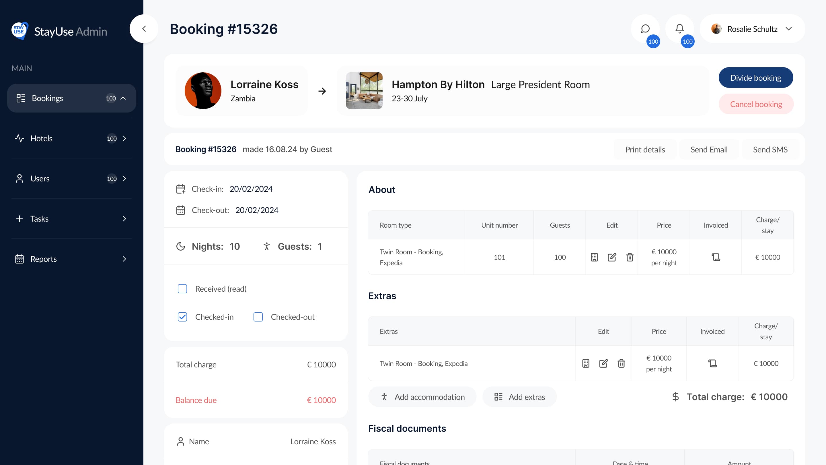 StayUse.com – Admin Panel
