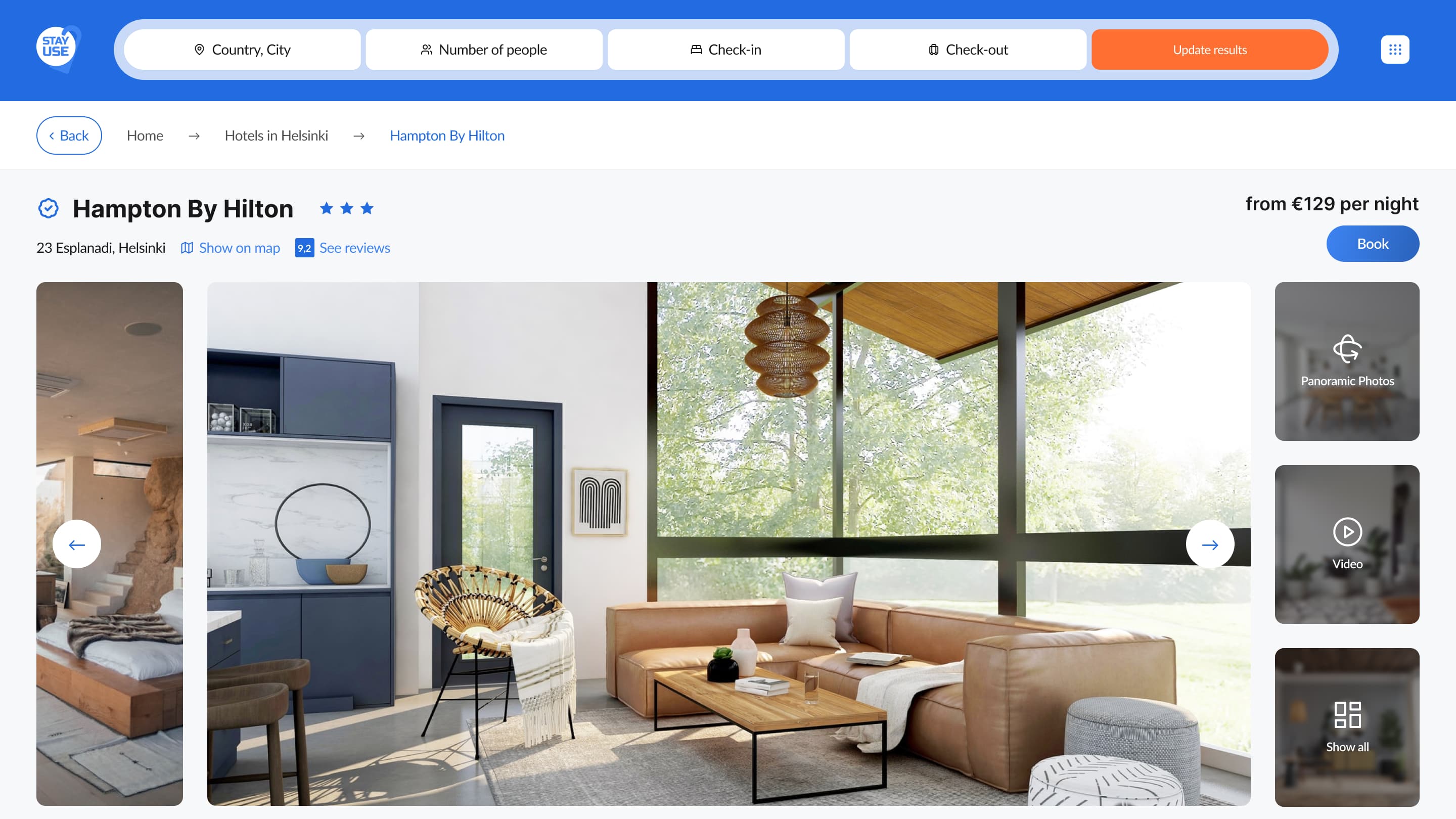 StayUse.com – HotelPage